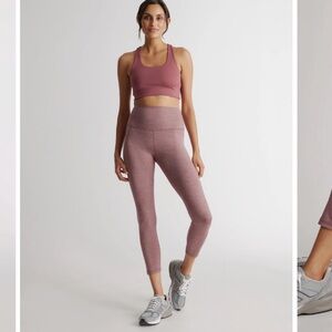 Quince Ultra-Soft High-Rise Legging in Heather Rose